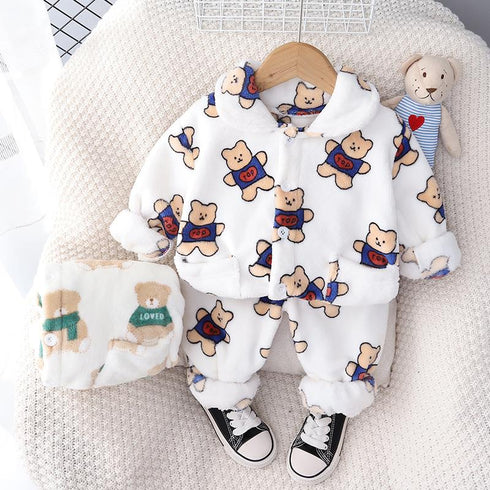 Boys' Pajamas Winter Home Wear Suit